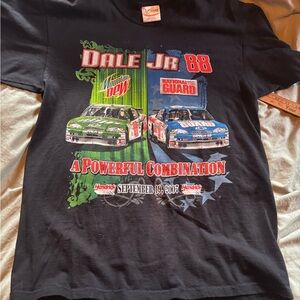 Dale Jr. Graphic T-Shirt retro Mountain Dew racing shirt